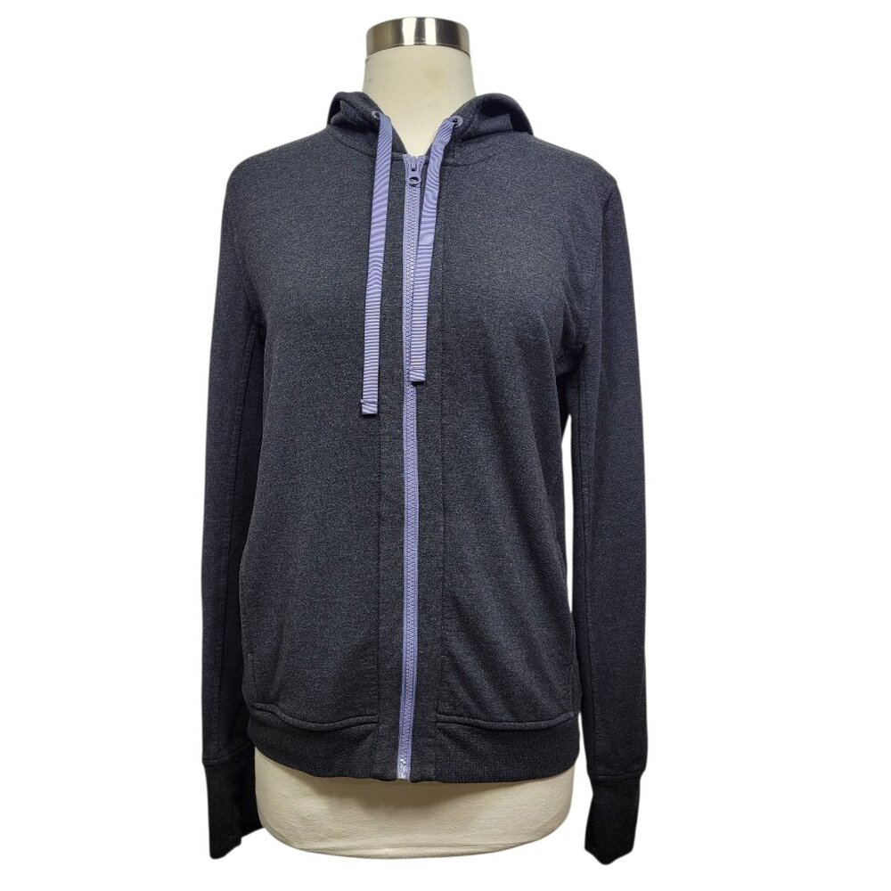 Victoria’s Secret Sport Gray Zip Up Hoodie Sweatshirt Small Women’s Activewear